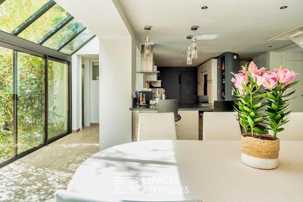 Maison familiale lumineuse revisitée par architecte