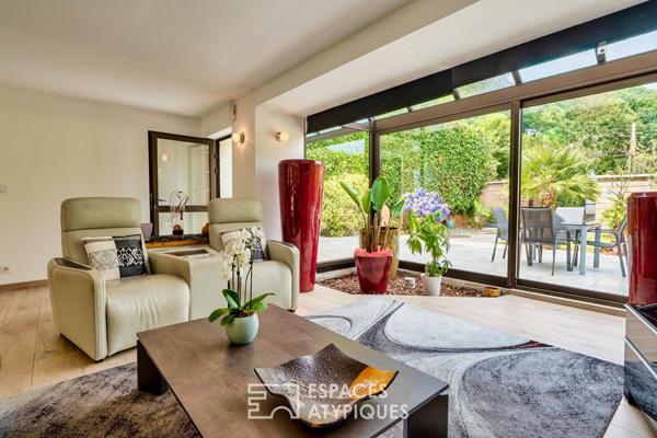 Maison familiale lumineuse revisitée par architecte