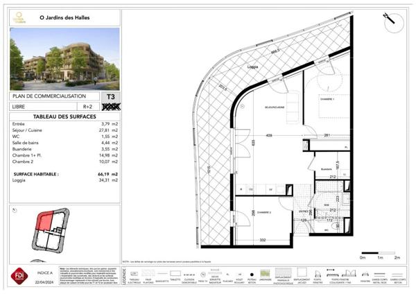 Appartement à louer à Saint-Jean-de-Védas (34430)