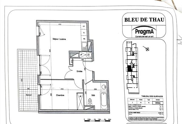 Appartement T2 à vendre avec ascenseur proche port – BALARUC-LES-BAINS – Idéal résidence secondaire ou location saisonnière