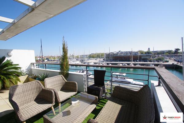 Vieux port. Appartement T3 avec terrasse panoramique et vue imprenable. La rochelle