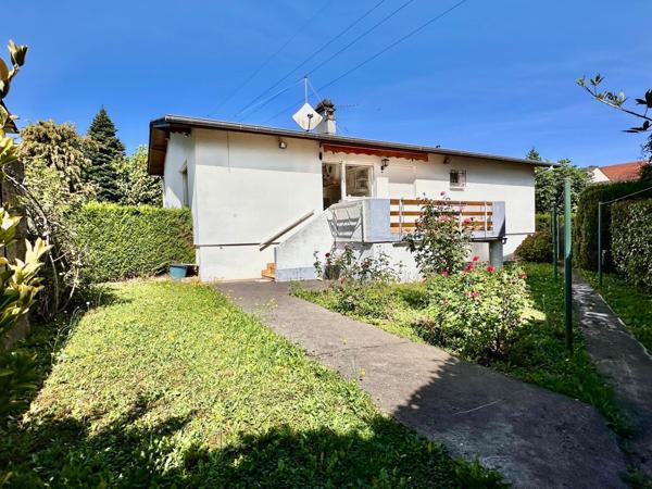 Plain pied sur sous-sol - F6 - garage double, terrasse et jardin