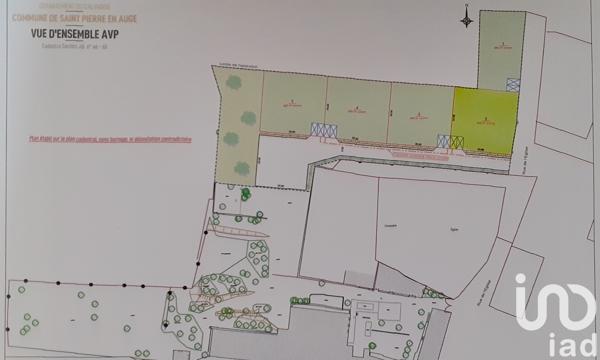 Terrain à vendre 600 m² Saint-Pierre-en-Auge