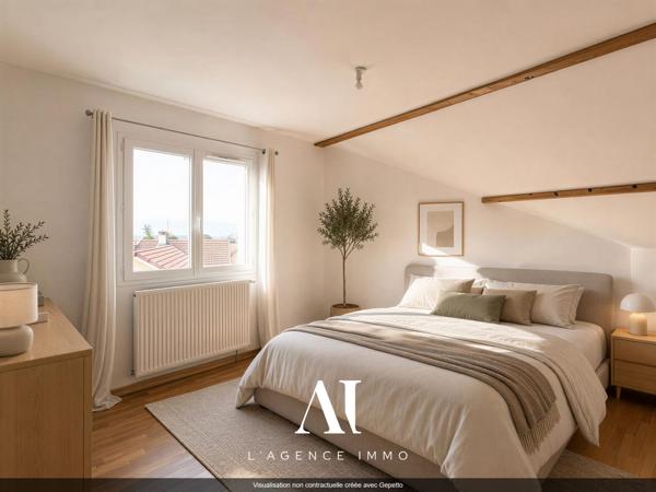 Maison T5 lumineuse 4 chambres jardin terrasse Thoiry 01710