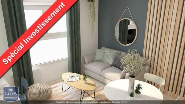 Appartement à vendre 1 pièce 18.3m²