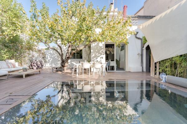 Mazargues – Maison avec jardin, patio, piscine et garage.