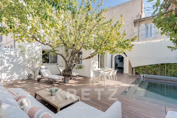Mazargues – Maison avec jardin, patio, piscine et garage.