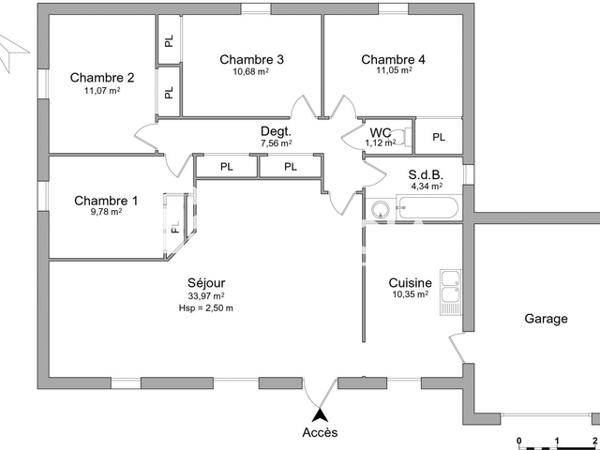 Location Maison 5 pièces 101 m² - 200 RUE DU CIVADOUN Salon De Provence 13300