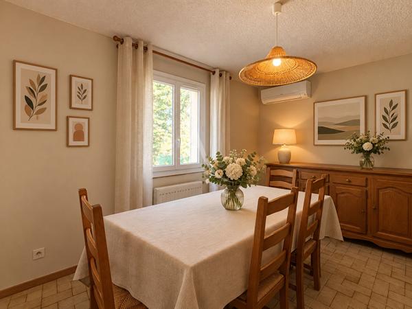 VILLA TERRASSE AVEC DEPENDANCE AU CALME SUR TERRAIN DE 2019M2