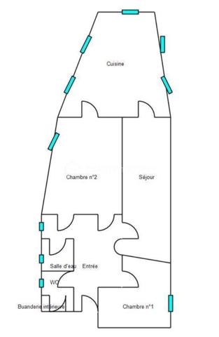 Appartement de 93 m²