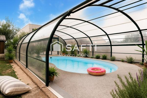 Maison familiale rénovée avec piscine