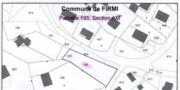 Vente / Terrain à Firmi (12300)