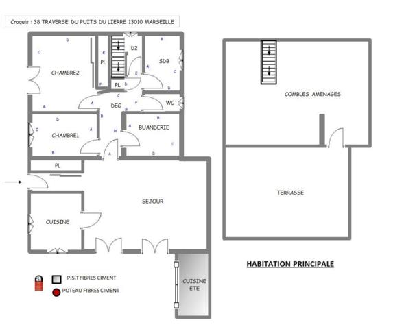 🏡 Maison individuelle entièrement à rénover avec piscine et vue panoramique sur Marseille – 13010