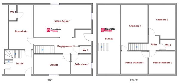 Local commercial/artisanal de 208 m² + Maison 138 m² - 6 pièces - 4 ch - terrasse