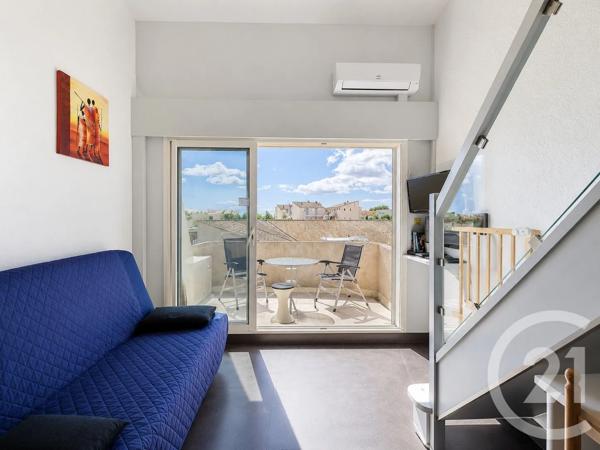 Appartement T2 à vendre  2 pièces - 18,96 m 2   MARSEILLAN PLAGE  - 34