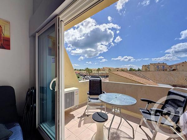 Appartement T2 à vendre  2 pièces - 18,96 m 2   MARSEILLAN PLAGE  - 34