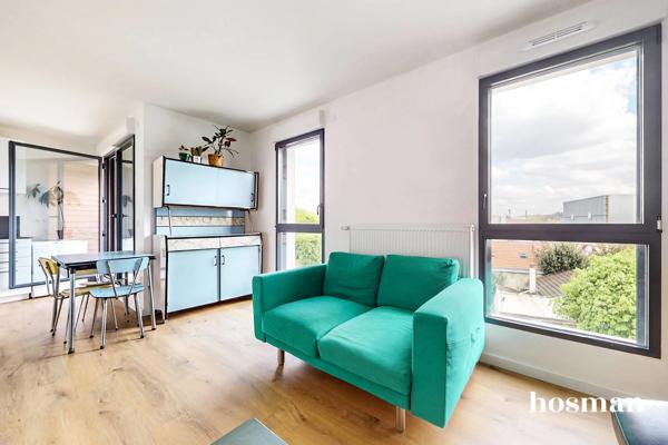 Charmant 3 pièces de 63m2 - En étage élevé, avec balcon et ascenseur - Rue Diderot, Pantin