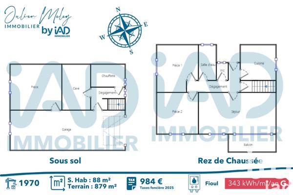 Maison à vendre 5 pièces 88 m² Bavans