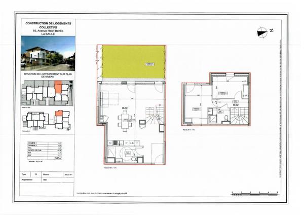 LES JARDINS D'ESCOUBLAC - T3 DUPLEX + PARKING - LA BAULE - PINEL