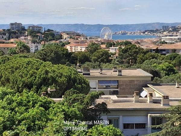 Appartement 13008 Marseille de T4 lumineux avec balcon et vue mer – confort, calme