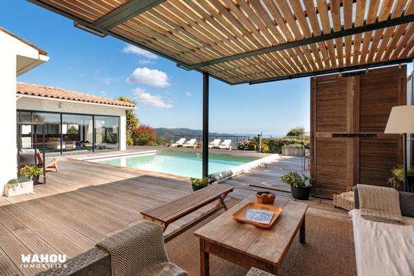 Villa d’architecte d’exception avec vue panoramique sur la baie de Cannes