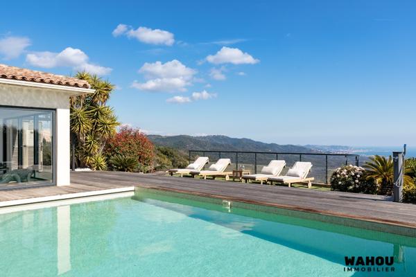 Villa d’architecte d’exception avec vue panoramique sur la baie de Cannes