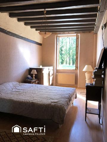 Longère lumineuse sur un parc d'un hectare