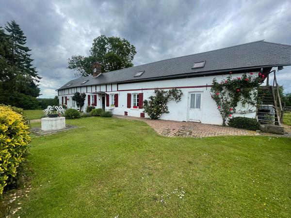 Maison de caractère entre Gournay-en-Bray et Rouen sur 1 hectare de terrain
