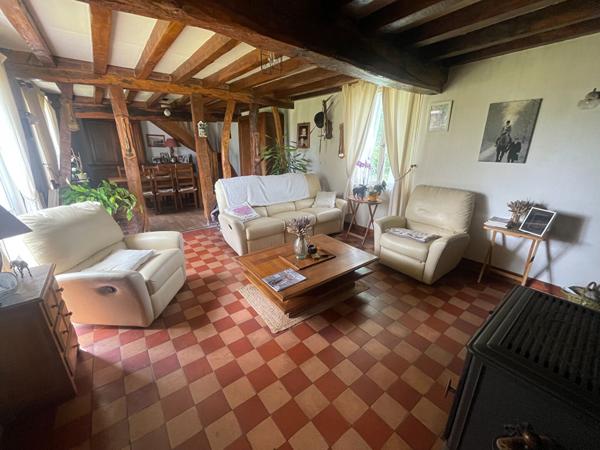 Maison de caractère entre Gournay-en-Bray et Rouen sur 1 hectare de terrain