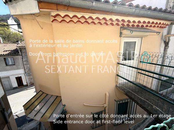 MAISON D'ANGLE, 97M² HAB, JARDIN SURELEVE NON ATTENANT, JOLIE VUE, PROCHE COMMODITES