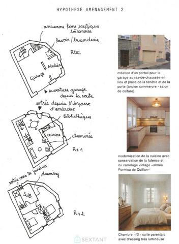 MAISON D'ANGLE, 97M² HAB, JARDIN SURELEVE NON ATTENANT, JOLIE VUE, PROCHE COMMODITES