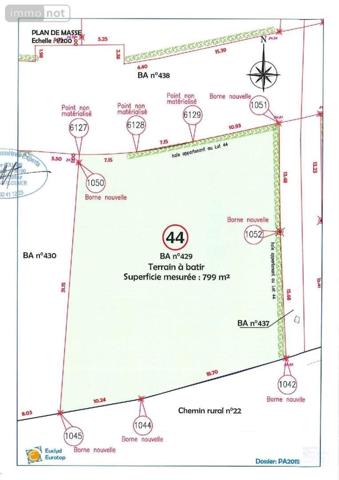 Terrain à Batir à vendre à Pont-Audemer dans l'Eure (27500), ref : 065/116   
Ferme des places