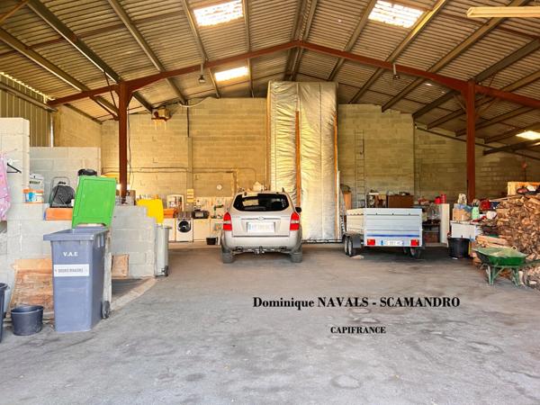 Maison à vendre 5 pièces dont 3 chambres - grand garage de 300 m² sur terrain 3845 m²