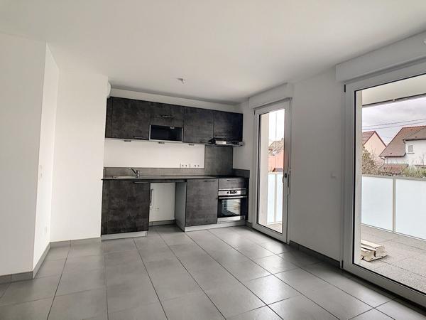 SOUFFELWEYERSHEIM - Agréable 3P avec balcon Souffelweyersheim