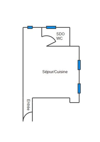 Studio à vendre 35 m² Paris 17