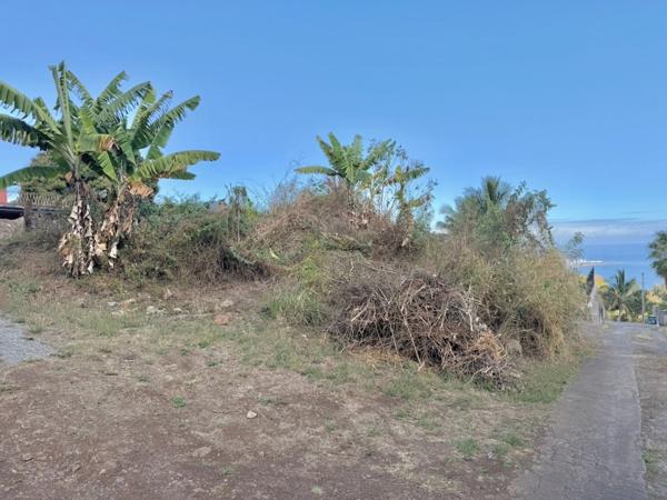 Terrain à vendre – 419 m² avec vue mer – La Possession 97419, secteur Ravine à Malheur
