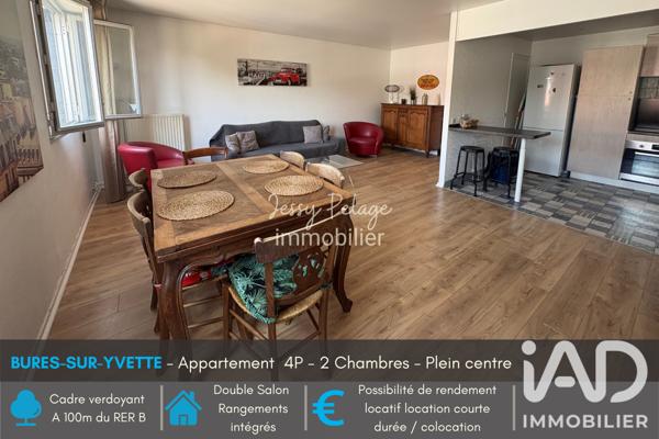 Appartement à vendre 4 pièces 72,03 m² Bures-sur-Yvette
