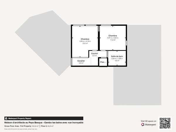 Maison d'architecte 4 pièces de 130m2 habitables + garage avec vue