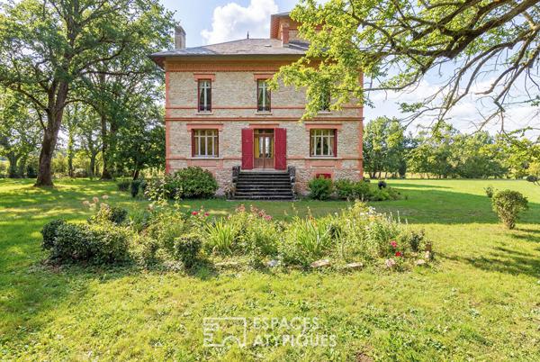 Château du XVIIIème sur le chemin de St-Jacques-De-Compostelle