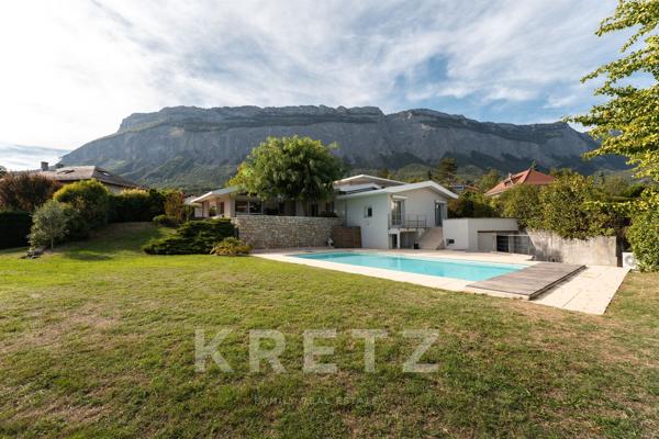 Maison d'architecte Biviers, grand terrain au calme
