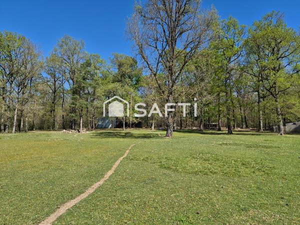 Maison de campagne en Forêt +Terrain 1,5ha +Hangar