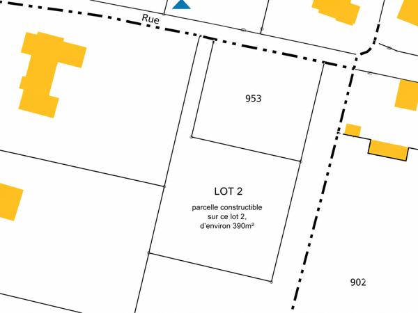 Terrain à vendre 955 m² Beaumont-en-Véron