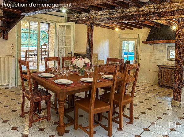 Propriété 7 pièces - piscine intérieure - LA BOISSIERE (27)