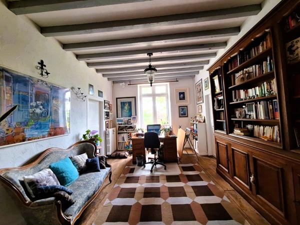 À VENDRE – Maison de Maître de Caractère (1832), 219 m² habitables – Parc arboré de 7 323 m² avec piscine, dépendance, et prestations de charme