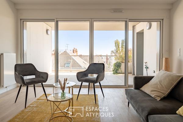 Appartement élégant avec terrasse en centre ville