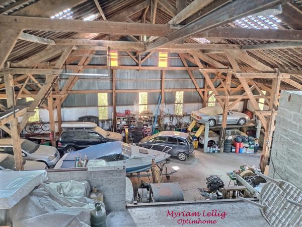 1h30 de Paris - PROPRIETE ATYPIQUE avec bâtiments, silo et logement