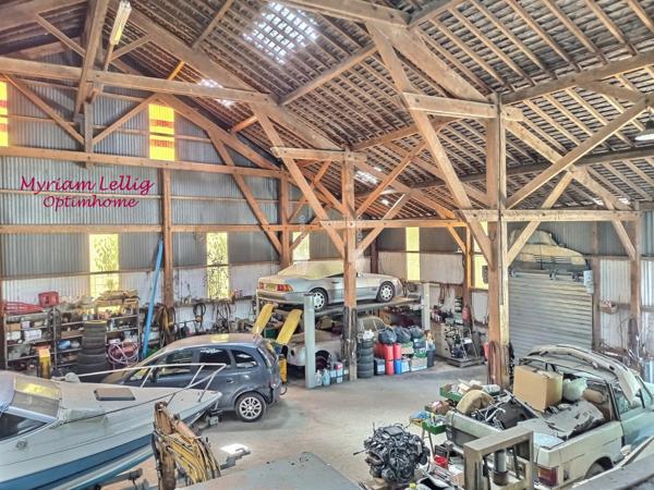 1h30 de Paris - PROPRIETE ATYPIQUE avec bâtiments, silo et logement