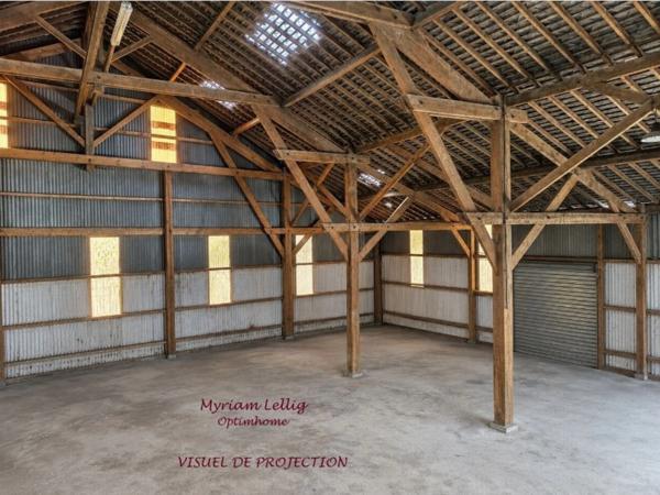 1h30 de Paris - PROPRIETE ATYPIQUE avec bâtiments, silo et logement
