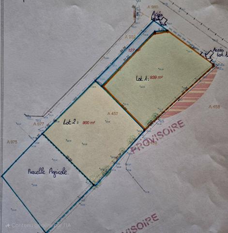 Morlaàs (64160) Ouillon Terrain 939 m2