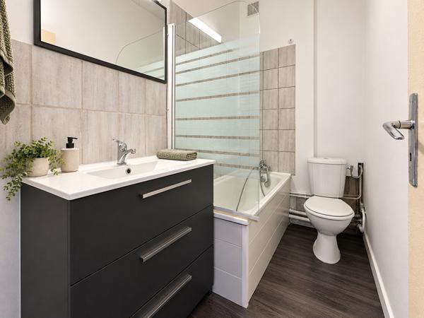 T2 meublé de 43,70 m² avec balcon